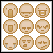 Smilies - Light Brown Set