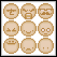 Smilies - Light Brown Set